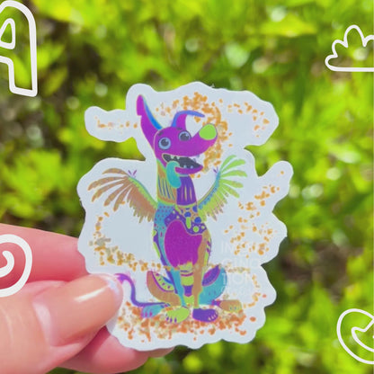 Dante Coco Disney Sticker – Holographic Alebrije Waterproof Vinyl Decal