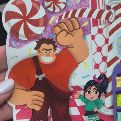 Wreck-It Ralph Sugar Rush Magnet – Waterproof Disney Vinyl Decal