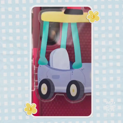 Bluey Nana Car Phone Clip – Clear Acrylic Disney Character Accessory