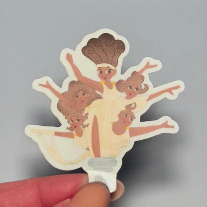 Hercules Muses Sticker – Mirror Glossy Waterproof Disney Vinyl Decal