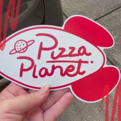 Pizza Planet Car Magnet | Toy Story Disney Pixar Vehicle Decal