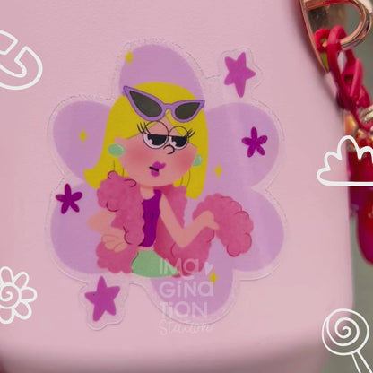 Lizzie McGuire 2000s Disney Sticker – Transparent Glossy Waterproof Nostalgia Vinyl Decal