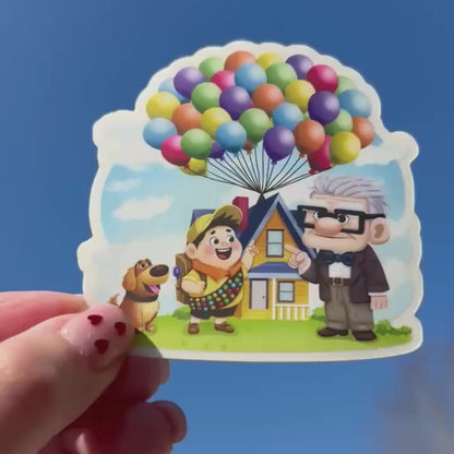 "Adventure Is Out There" Up Disney Pixar Sticker – Waterproof Matte Vinyl Decal
