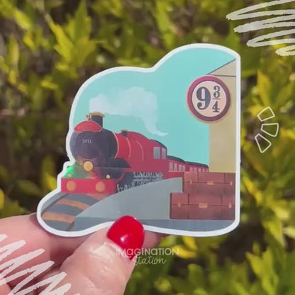 Hogwarts Express Harry Potter Sticker – Holographic Waterproof Vinyl Decal