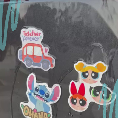 Bluey Car Magnet – Fun & Colorful Die-Cut Design