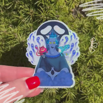 Hades Hercules Disney Villain Sticker – Glitter Glossy Waterproof Vinyl Decal