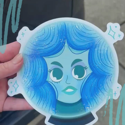 Haunted Mansion Madame Leota Magnet - Weatherproof Vinyl