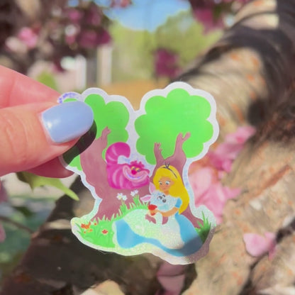 Alice in Wonderland Pixie Dust Sticker – Waterproof Glossy Disney Vinyl Decal