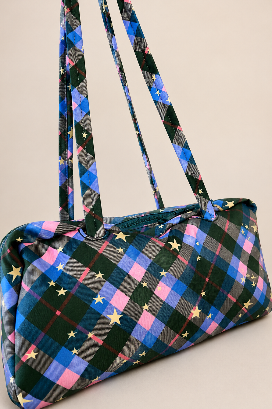 Magical Tote – Starry Plaid Tote Bag + Free Mystery Carabiner