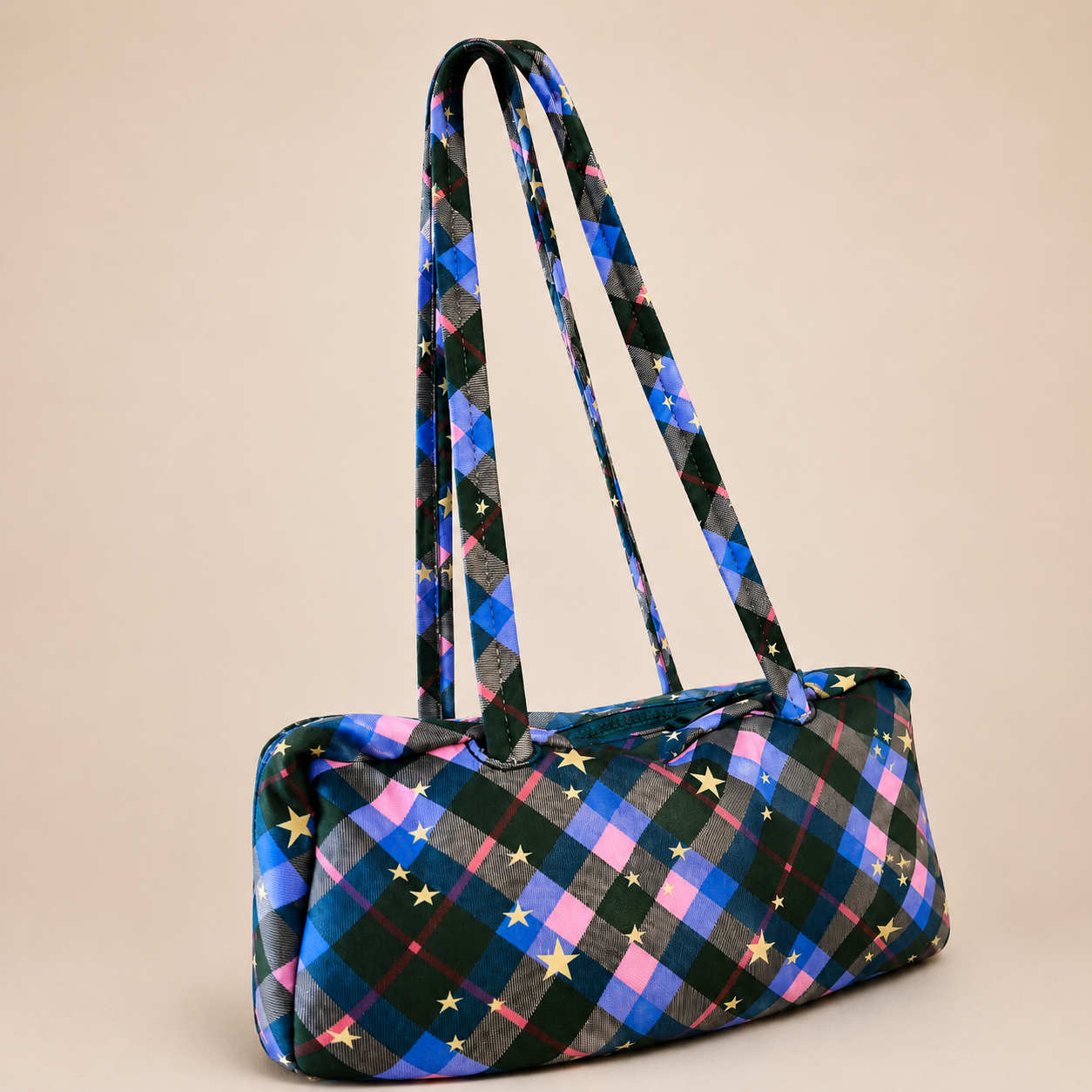 Magical Tote – Starry Plaid Tote Bag + Free Mystery Carabiner