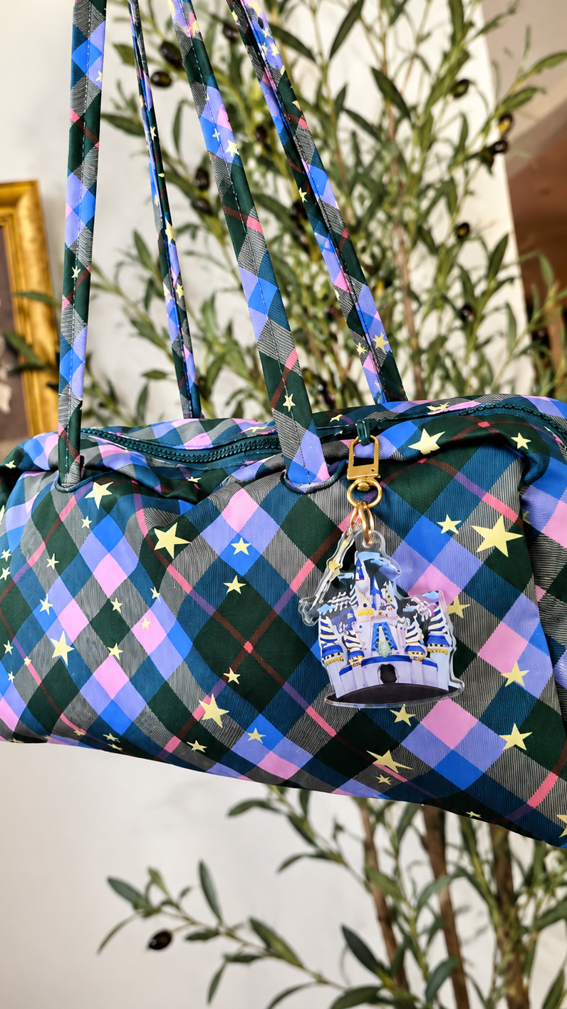 Magical Tote – Starry Plaid Tote Bag + Free Mystery Carabiner