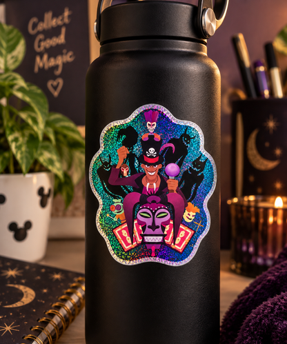 Dr. Facilier Princess and the Frog Glitter Vinyl Sticker