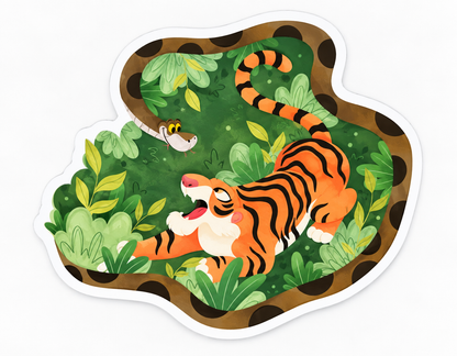 Shere Khan villain sticker