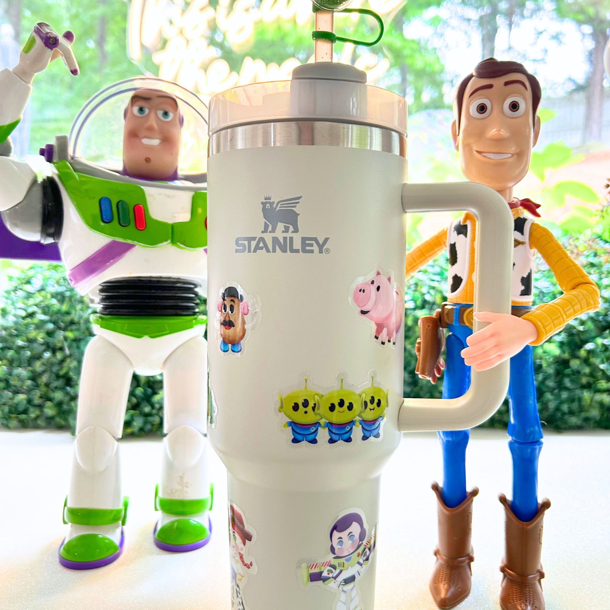 Toy Story tumbler with Disney sticker – to infinity and beyond 40oz Pixar bundle